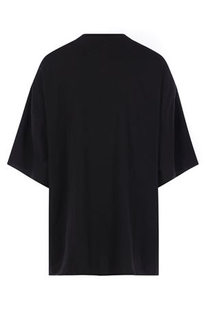 Black Cotton Jersey Oversized T-Shirt RICK OWENS | RU01F2283JA09